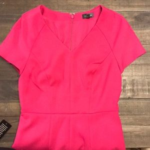 NWT Limited pencil dress Magenta Size 0 Tall